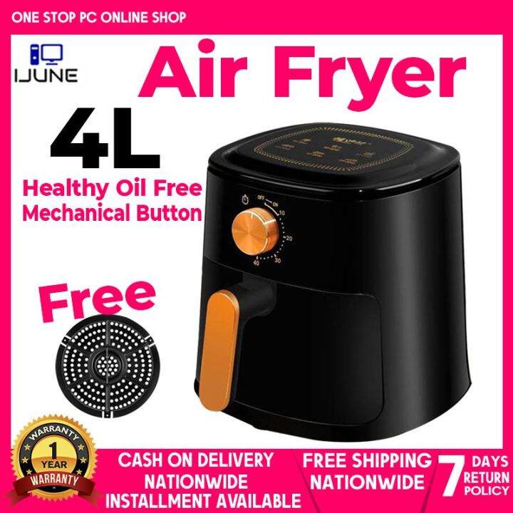 PROVISION Air Fryer 4L High Capacity Digital Multifunctional Household