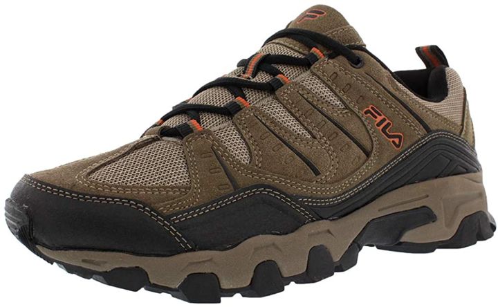 Fila Men's Outdoor Hiking Trail Athletic Shoes Brown/Orange | Lazada PH