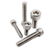 5/10/50pcs DIN912 M1.4 M1.6 M2 M2.5 M3 M4 M5 M6 M8 A2-70 304 Stainless Steel Allen Hexagon Hex Socket Cap Head Screw Bolt