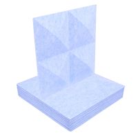 12Pack Pyramid Acoustic Absorption Panel,12X12X0.12Inch Soundproofing Panel,Great for Wall Decoration