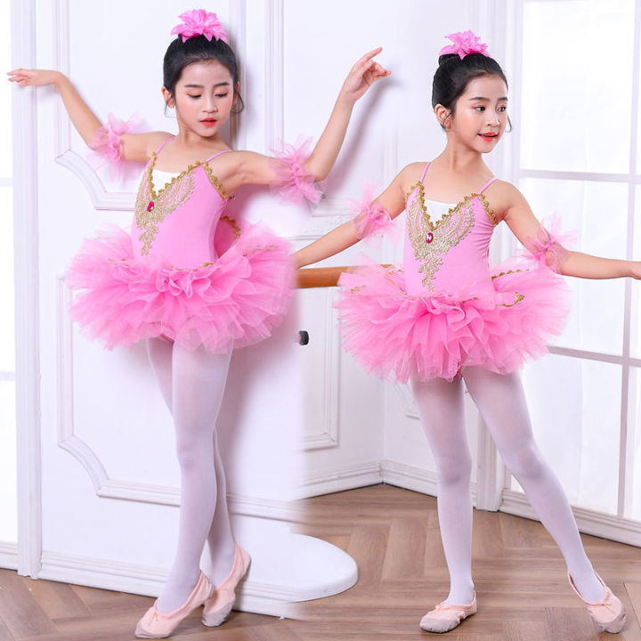 กระโปรงบัลเล่ต์-วันเด็กชุดการแสดงกระโปรงเต้นรำกระโปรงแขวนเด็กผู้หญิงชุดการแสดงกระโปรงตูโรงงานขายตรง