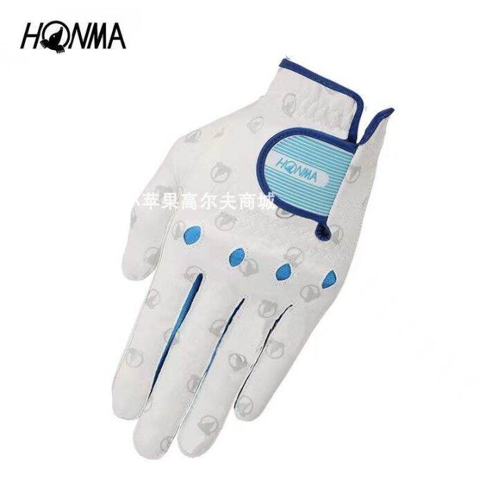 honma-golf-ladies-gloves-non-slip-leather-breathable-all-weather-synthetic-wear-resistant-hands-authentic-golf