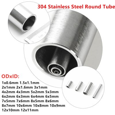 304ไม่มีรอยต่อ Stainlessy Steel Tube OD11.52356781012Mm Round Capillary Seamless Straight Tube Length 50 ~ 500Mm