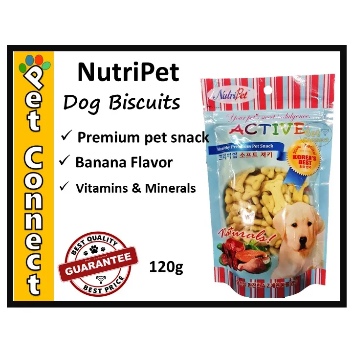 Anxious Dog Biscuits With Banana Reference: Nutripet Dog Biscuits Banana Flavor 120G