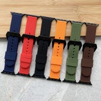 yivdje For Apple Watch Band 42mm 38mm 44mm 40mm 41mm 45mm Soft Rubber Watch Strap Bands for iWatch Series 7/SE/6/5/4/3 Bracelet