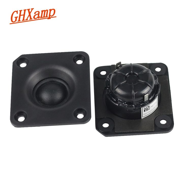 ghxamp-1-inch-car-tweeter-speaker-unit-neodymium-4ohm-25w-silk-membrane-treble-high-end-91db-for-peerless-speaker-diy-1pairs