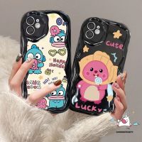 Sanrio Hangyodon เคสลายปลาหมึกน่ารักบีเวอร์แบบหลวมๆสำหรับ Infinix Note 12 G96 30i ร้อน9 8 10Lite 12 10 30 9 20 Play Smart 7 6 6Plus เคส Tpu นิ่มขอบโค้ง3D