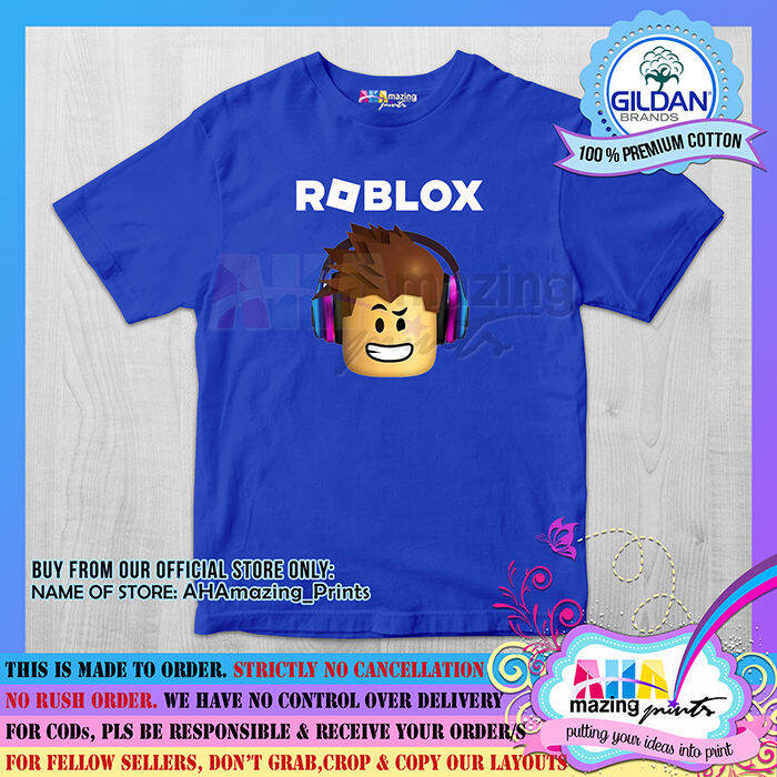 KIDS SHIRT ONLY ❤ ROBLOX HEAD V2 Shirts ❤ Kids Fashion Top Boys Little Boys  and Girls Unisex Statement Casual Custom Children Wear Baby Cute Trending  Viral OOTD High Quality Round Neck