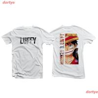 dortye New One Piece Monkey D Luffy T-shirt Anime Japan Anime เสื้อยืดพิมพ์ลายการ์ตูนมังงะ คอกลม cotton แฟชั่น sale