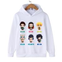 Demon Slayer Hoodies Kids Anime Sweatshirts Boys Girls Long Sleeve Hoodies Cartoon Kimetsu No Yaiba Fashion Children 39;s Clothing