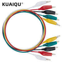 KUAIQU 10 Pieces 5 Colors 50cm Test Lead Set Alligator Clips Doubl e-ended Clips Crocodile Cable Alligator Jumper Wire Test Leads