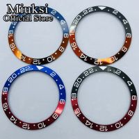 Miuksi High Quality 38Mm Black Blue Red Ceramic Titanium Bezel Insert Fit 40Mm Watch Case