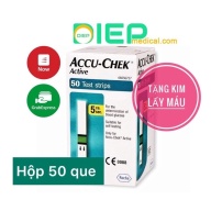 ACCU CHEK ACTIVE 50 QUE - Que thử đường huyết chính hãng Accu-chek Active thumbnail