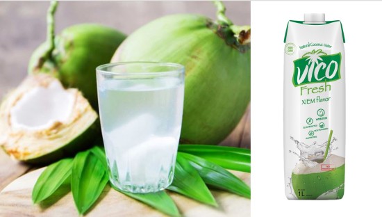 Combo 2 hộp nước dừavico fresh 1l - thanh mát - ảnh sản phẩm 2