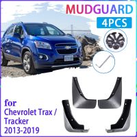 แผ่นบังโคลนรถยนต์4ชิ้นสำหรับ Chevrolet Trax Tracker 2013 ~ 2019 2014 2015 2016ที่กันโคลนติดรถยนต์ยามที่ปัดโคลนแผ่นบังโคลนรถอุปกรณ์ตกแต่งรถยนต์