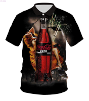 2023 2023 new design- Coca-Cola polo~Coca-Cola high quality fully sublimated polo shirt036 New polo shirt