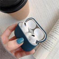 เคสซิลิโคนเนื้อนิ่ม TPU ครอบคลุมเข้ากันได้กับ Airpods หูฟังมืออาชีพอุปกรณ์เสริม (ไม่รวม Airpods)