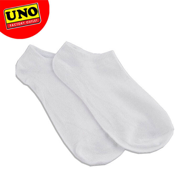 UNO SOCKS LOW CUT WHITE Lazada PH