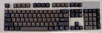 กล Keyset ปุ่มกดย้อนยุค104 Taihao ปุ่มกดยิงคู่ ABS หินแกรนิต Dolch ปุ่มกด OEM