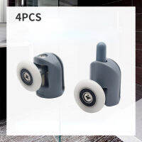 4PCS ห้องอาบน้ำ Arc Pulley Glass บานเลื่อนประตูลูกรอก Roller Wheel ห้องอาบน้ำ Roller