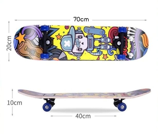 at-outlet-พร้อมส่ง-skateboard-สเก็ตบอร์ด-สเก็ตบอร์ตเล่นได้ทั้งเด็กและผู้ใหญ่ขนาด-70x20cm-skateboard-ฝึกทักษะการทรงตัว