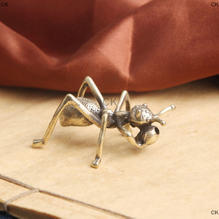 ck-3d-รูปปั้นทองเหลืองหล่อรูปปั้น-mini-animal-metal-figurine-home-decor-ประติมากรรม