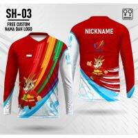 Jersey Sea Games Hanoi 2023 เสื้อยืดเกมทะเล 2023 เสื้อแขนยาวเวียดนาม