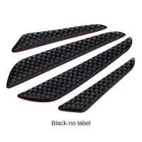 4 Pcs Car Door Anti-collision Strips Edge Guard Scratch Protector Trim Carbon Fiber Decoration Mouldings Sticker Accessories Car Door Protection