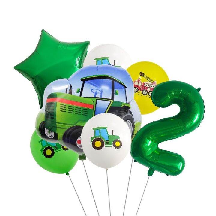 7pcs-set-excavator-tractor-number-balloons-construction-vehicle-foil-balloon-kids-birthday-party-diy-decoration-latex-balls-toy-balloons