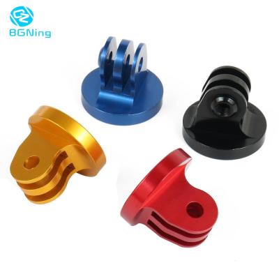 For Gopro Tripod Mount Adapter 1/4 Thread Adapter CNC Aluminium Alloy for Go Pro Hero 9 8 7 6 5 4 3+ Action Camera Accessories Adhesives Tape
