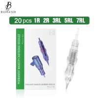 20PCS Screw Cartridges Needles Tattoo 1R/2R/3/4/5/7RL Permanent Makeup Machine Needles Professional Needles for Tattoo Machine