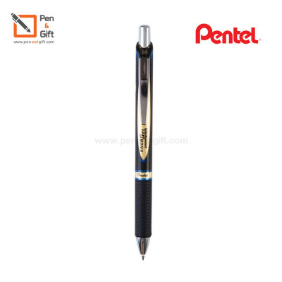 Pentel Energel Permanent Gel Ink BLP75-C  0.5 mm. – ปากกาหมึกเจล เพนเทล เอ็นเนอร์เจล เปอร์มาเนนท์ เจล รุ่น BLP75-C  ขนาด 0.5 มม. แบบกด [Penandgift]