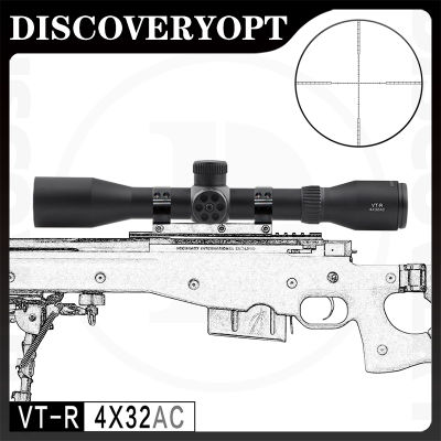 DISCOVERY VT-R 4X32AC สายตาโลหะซูมซูมสายตา HD ป้องกันการกระแทกข้ามนก Finder AAA คุณภาพ Metal Sights HD Zoom Anti-shock Cross Bird Sight