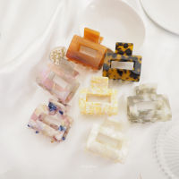 Hop.Ashop กิ๊บ Chunky Hair Clip ที่หนีบผม [The Marble Collection] กิ๊บลายหินอ่อนสไตล์เกาหลี Hair Accessories