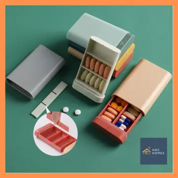  Medicine Cabinet, Dust-Proof Pill Storage Container