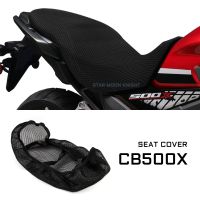 ฝาครอบแผ่นรองกันความร้อนอุปกรณ์เสริมรถจักรยานยนต์สำหรับ Honda CB500X CB500 X CB 500 X ฝาครอบตาข่าย Bantal Kursi อุปกรณ์เสริมรถจักรยานยนต์