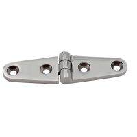 1PCS 316 Stainless Steel Strap Door Hinges With 4 Holes 100mm Mainr Sailboat Yacht Accessories Hardware Strap Hinge Accessories