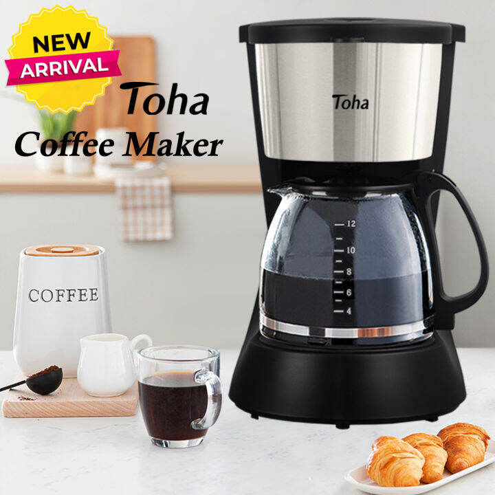 Coffee Maker Toha 1.5L coffee brewing kitchen use coffee maker Lazada PH