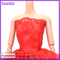 Banbi Lot ชุดเดรสแฟชั่นทำมือสำหรับตุ๊กตา11 1/2 Barbie ของขวัญสไตล์ตุ๊กตา