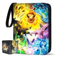 400pcs Newly Listed Pokemon Cartoon Anime Game Battle Card Booklet Zipper Binder Card Holder Card Case Childrens Toys Gift