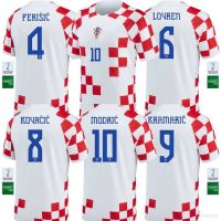 ۞✎№ Plus 22-23 World Cup Croatia Home Jersey Football Tshirts Modric Lovren Kramaric Kovacic Perisic Player Version