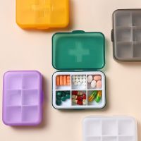 Pill Cases 6 Girds Mini Sealing Pill Box Portable Travel Medicine Capsule Storage Pastilleros De Medicinas таблетница Pill Box Medicine  First Aid Sto