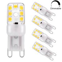 【✴COD✴】 yanjina85828158 5Pcs Dimmable G9หลอดไฟ Led 220V 3W Led G9หลอดไฟ Lampada Lampara 14led 2835 Smd เปลี่ยนหลอดฮาโลเจน20วัตต์หลอดประหยัดไฟ