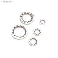 №♤✥ 50pcs M2 M2.5 M3 M4 M5 M6 M8 M10 Internal sawtooth washers anti-loose washer lock gaskets stainless steel GB861.2