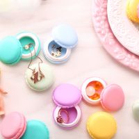 3pieces/lot candy color Macarons storage box portable Mini gift package box lovely jewelry package box case for Small items