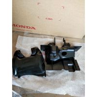 หม้อกรองอากาศ+ฝาครอบ Honda เวฟ110iตัวแรก,รุ่นลิ้นตั้ง,แพค2ชิ้น,17225-KWW-600/17235-KWB-600 อะไหล่แท้ศูนย์?%