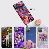 Casing หรับ iPhone 14 13 11 Pro Max 11 Mini 8+ 8 Plus ni2 aespa K POP Pattern Phone เคสโทรศัพท์ อ่อนนุ่ม TPU Shockproof Black ปก