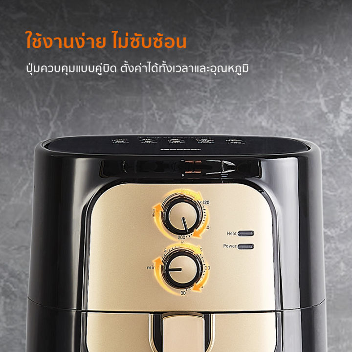 รุ่นtop-gaabor-6-5-ลิตร-หม้อทอดไร้น้ำมัน-1400w-ขนาดใหญ่-อเนกประสงค์-หม้ออบลมร้อน-หม้อทอดไฟฟ้า-air-fryer-af65m-bk01a-เครื่องใช้ไฟฟ้าในครัวขนาดเล็ก-ชาคริตเลือกใช้-หม้อทอดกาบอร์