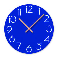 Acrylic Cartoon Number Wall Clock Home Decor Silence Clock