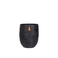 Vase Elegant High Row (Size D 18 x H 21 cm) - กระถางต้นไม้ Modern แบรนด์ Capi Europe